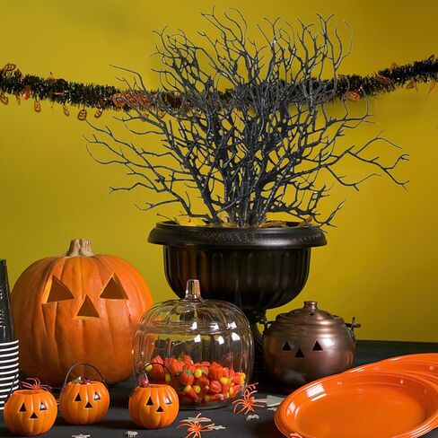 12PCS Black Manzanita Branches Halloween Artificial Antler Decorative Twigs Halloween Floral Picks Stems Faux Black Dried Tree for Vase Filler Wedding Table Centerpieces Home Party Supplies in Saudi Arabia