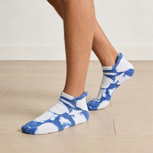 Benefeet Sox Mens Tie Dye Socks Colorful Ankle Socks Cotton Cushioned Towel Sole Athletic Low Cut Sock 4 Pack in Kuwait
