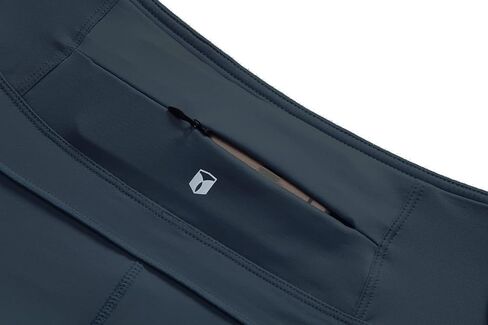 Tough Mode Womens 3" Lightweight Running WOD Volleyball Shorts Workout Mesh Liner Zip Pocket Navy in Saudi Arabia