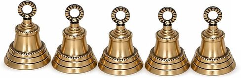 Vintage Indian Tin Bells Rustic Chime Vintage Jingle Bell Cow Bells Christmas Tree Crafts Decoration lot 2 Pc in Kuwait