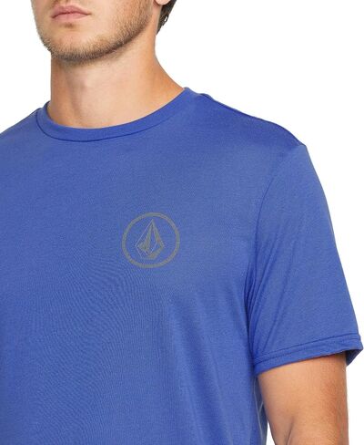 تي شيرت رجالي من Volcom Stone Tech بأكمام قصيرة سريع الجفاف، دائرة فائقة النعومة، مقاس كبير in Kuwait