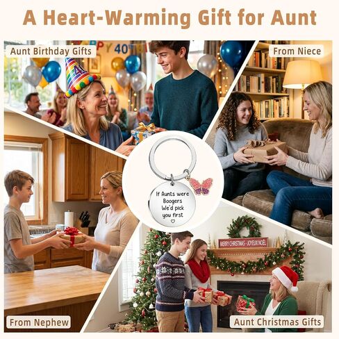 Aunt Gift for Women for Mothers Day, Funny Keychain Gifts for Aunt from Niece Nephew Best Aunt Ever Gifts Birthday Valentines Day Christmas Gift for Auntie Aunty Tia Gifts Present Idea in Saudi Arabia