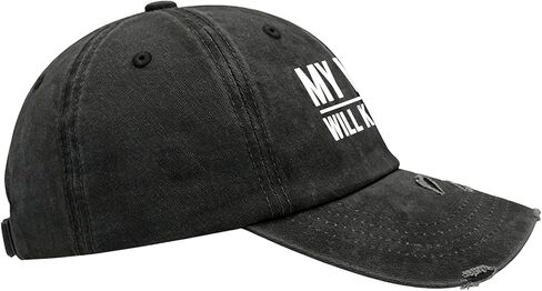 My Wife Will Kill You Hat for Womens Cool Washed Distressed Baseball Caps in Kuwait