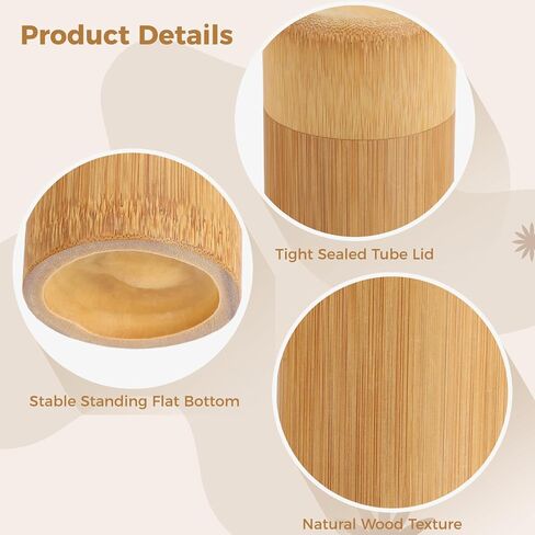 4 PCS Wooden Scattering Urn Set for Human and Pet Ashes, Small Cremation Ashes Tubes with 4 Drawstring Velvet Pouches, Portable Memorial Urns Scattering at Sea Forest in Saudi Arabia