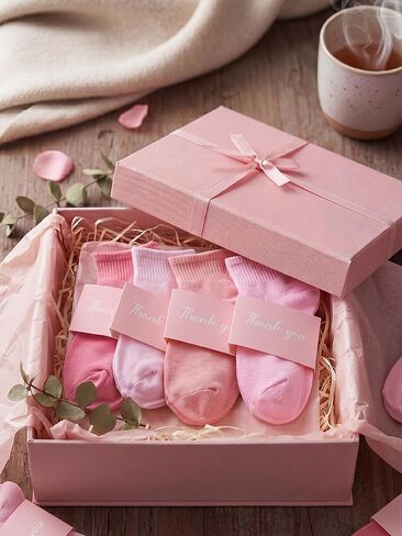 24 Pairs Pink Teacher Socks Cna Week Gifts Bulk for Women Breathable Low Cut Ankle Socks End of Years Teacher Gifts Pink Bridal Shower Party Favors for Employee Cna Nurse Volunteer Team in Kuwait