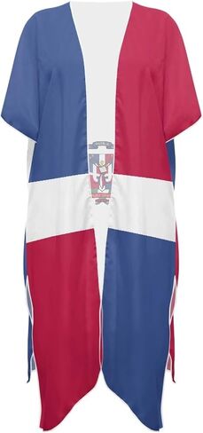 Women's Swimsuit Cover Up Kimono Cover Up Cardigan Short Sleeve Bathing Suit Summer Beach Cardigan in Saudi Arabia