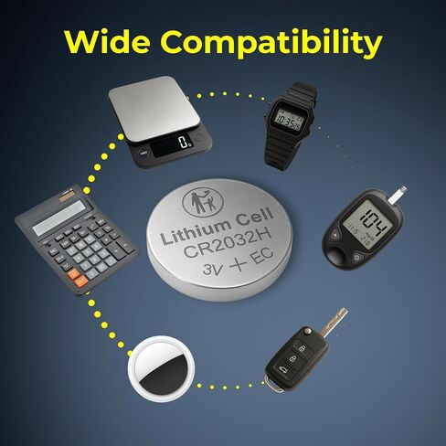 5-Pcs 3-Volt Lithium Coin Battery for Accu-Chek Guide Blood Glucose Monitoring System, Sugar Monitor Meter in Saudi Arabia