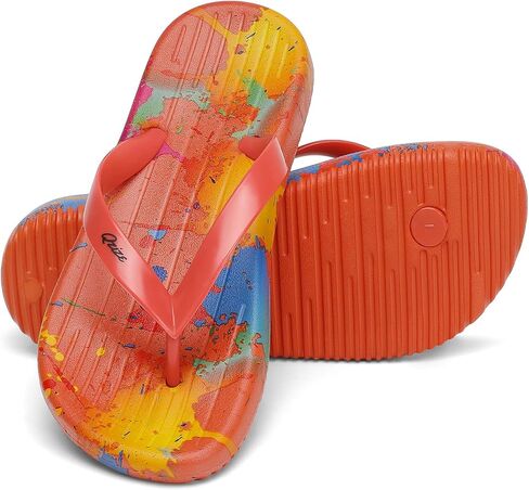 TIKVAW Kids Flip Flops | Quick-Dry EVA Beach & Pool Water Sandals for Boys and Girls | Lightweight Slip-On with Arch Support for Walking in Saudi Arabia