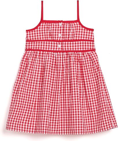 Gingham Bow Dress, RED, 2T in Kuwait