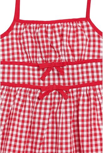 Gingham Bow Dress, RED, 2T in Kuwait