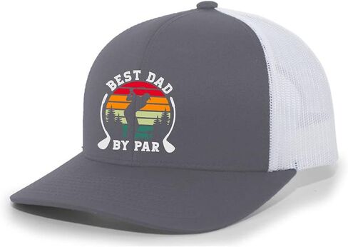 أفضل أبي من Par Golfer Golf Club، قبعة بيسبول مطرزة بشبكة خلفية لعيد الأب in Kuwait