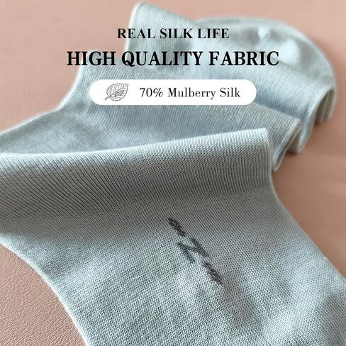 Silk Ankle Socks for Men Soft Athletic Running Casual Socks Moisture Wicking Breathable Quarter Socks Low Cut Socks 6 PACK Mini Crew Socks in Saudi Arabia