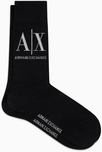 Armani Exchange Men's Icon Logo Crew Sock in Kuwait