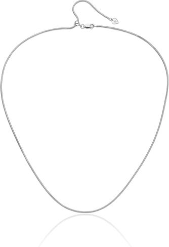 IceCarats 925 Sterling Silver 1.6mm Thin Adjustable Snake Chain Necklace Polished in Kuwait