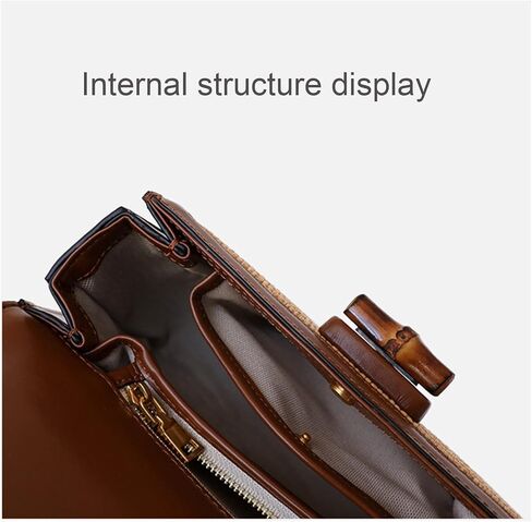 Small Women Tote Bag, Bamboo Handle, Leather & Straw Woven Top Handle Crossbody Bags in Saudi Arabia