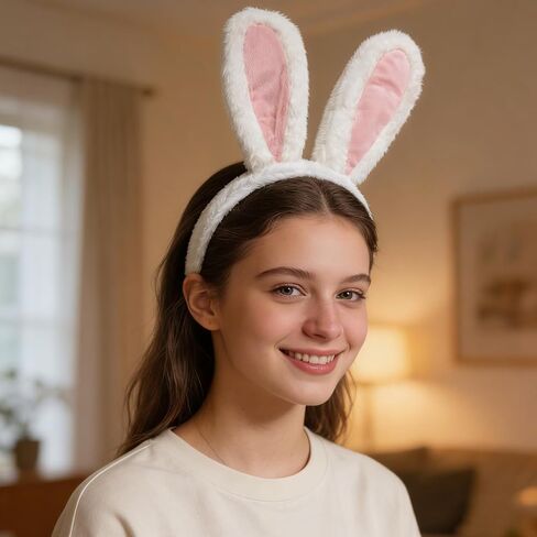 Easter Bunny Ears Headband, Rabbit Ears Hairbands Accessories in Saudi Arabia