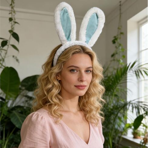Easter Bunny Ears Headband, Rabbit Ears Hairbands Accessories in Saudi Arabia
