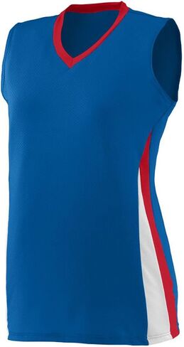 Augusta Sportswear Women's Ladies Tornado Jersey S Red/Black/White in Kuwait