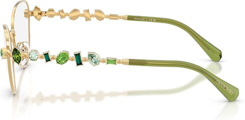 Swarovski SK1024 Prescription Eyewear Frames, Gold/Demo Lens, 53 mm in Saudi Arabia