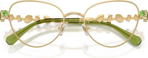 Swarovski SK1024 Prescription Eyewear Frames, Gold/Demo Lens, 53 mm in Saudi Arabia