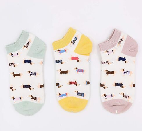 Women's Haute Dachshund Dog Socks Casual Crew Socks Animal Cute Socks Gifts for Women in Saudi Arabia