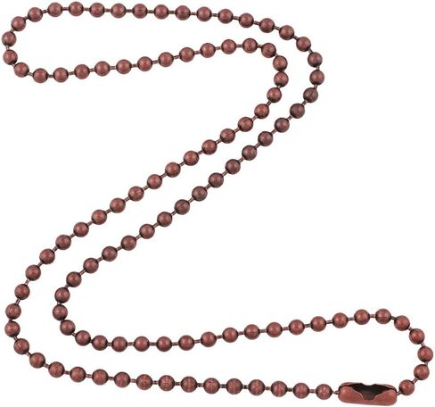 DragonWeave 3.2mm Antique Copper Ball Chain Necklace with Extra Durable Color Protect Finish in Saudi Arabia