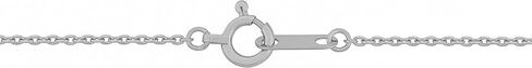 Kooljewelry Platinum 950 Diamond-Cut 1 mm Cable Chain Necklace (18 inch) in Kuwait