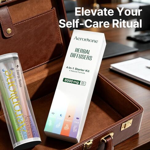 Complete Wellness Daily 4Pcs Biotanical Essence Sticks | Energy, Refresh, Calm & Nighttime Ritual – 8000mg Total Potency (Net Wt. 8 ml / 0.28 Fl oz) in Kuwait