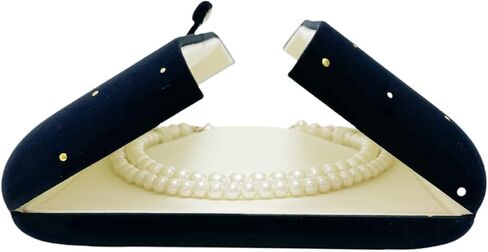 Premium Grade Dark Blue Velvet Jewelry Case Box Packaging (Jewelry set case) in Saudi Arabia