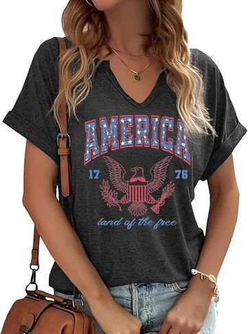 MHTOR 250 Anniversary USA Shirt Women America 250 Years We The People Celebration T-Shirt Festival T-Shirt Patriotic Shirts in Kuwait