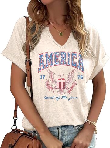 MHTOR 250 Anniversary USA Shirt Women America 250 Years We The People Celebration T-Shirt Festival T-Shirt Patriotic Shirts in Kuwait