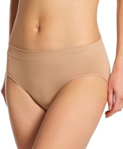 Le Mystere Women's Seamless Comfort Hipster Panty, 1117, Natural, L in Kuwait