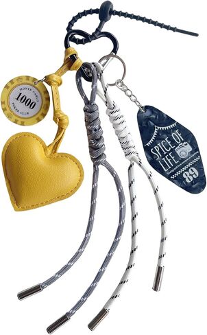 QTMY Braided Keychain Bag Charms for Handbag Purse Backpack Accessories Bogg Bag,450 in Kuwait