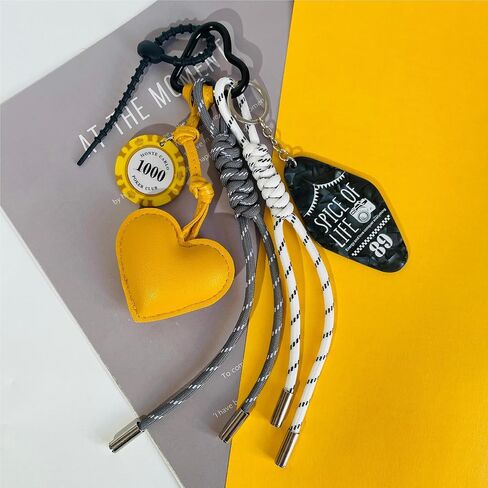 QTMY Braided Keychain Bag Charms for Handbag Purse Backpack Accessories Bogg Bag,450 in Kuwait