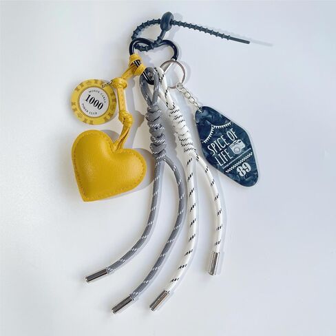 QTMY Braided Keychain Bag Charms for Handbag Purse Backpack Accessories Bogg Bag,450 in Kuwait