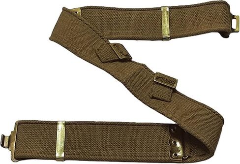 warreplica WWI 1937 British Webbing Belt Khaki Reproduction|WW1 Military Canvas Waist Strap|UK Army Soldier Equipment Gear|Vintage Historical Reenactment Collectible Uniform Clothing Band Accessory in Saudi Arabia