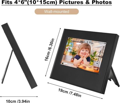 Voice Recording Picture Frame, Personalized 30S Voice Recordable 4 x 6Picture Frame Tabletop & Wall Mount Recordable Gifts for Lover Friends Gift in Saudi Arabia
