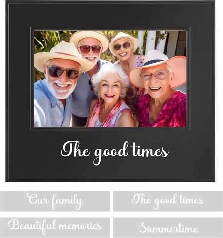Voice Recording Picture Frame, Personalized 30S Voice Recordable 4 x 6Picture Frame Tabletop & Wall Mount Recordable Gifts for Lover Friends Gift in Saudi Arabia