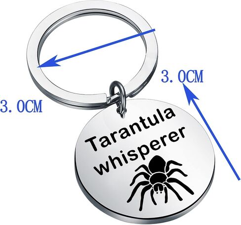 CHOORO Tarantulan Keychain Spider Jewelry Tarantula Mom Gift Tarantula Whisperer Keychain Tarantula Lover Gift in Kuwait