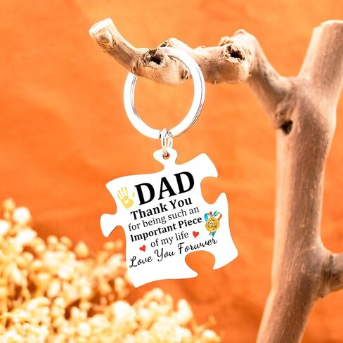 Fathers Day Keychain Gift for Dad from Daughter Father To Be Fathers Day Gift l Love You Dad Keychain for Dads Stuff for Dads Birthday Anniversary in Saudi Arabia