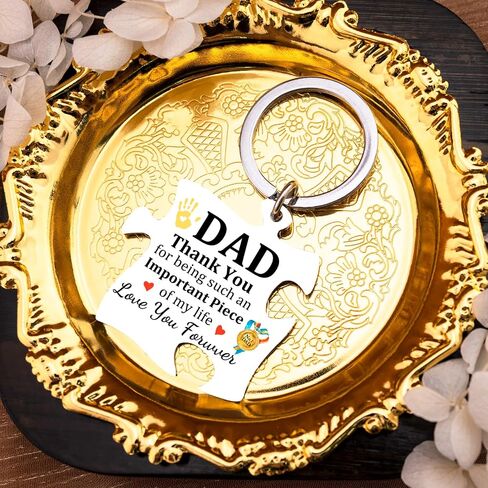 Fathers Day Keychain Gift for Dad from Daughter Father To Be Fathers Day Gift l Love You Dad Keychain for Dads Stuff for Dads Birthday Anniversary in Saudi Arabia