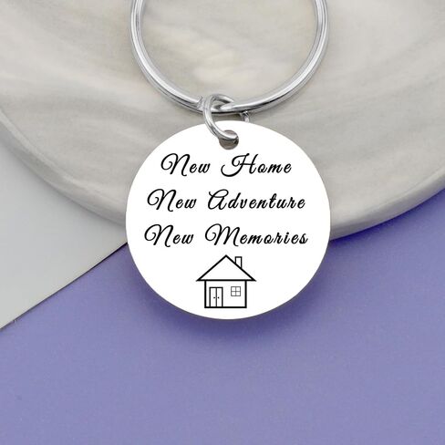 24 Pcs New Home Gift Keychain Housewarming Gift for New Homeowners First Home Gift Keychain Moving In Gift for Couple New Home Owners New House Gift Keychain Real Estate Gifts Housewarming Keychain in Kuwait