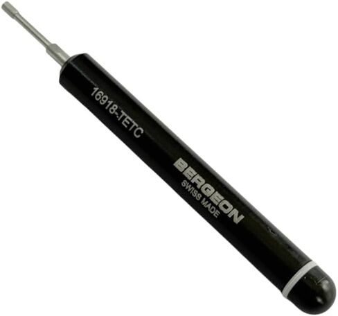 Bergeon 16918-TETC ETACHRON Fork to Press Out The Stud Watch Movement Tool, Black in Kuwait