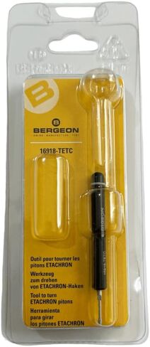 Bergeon 16918-TETC ETACHRON Fork to Press Out The Stud Watch Movement Tool, Black in Kuwait
