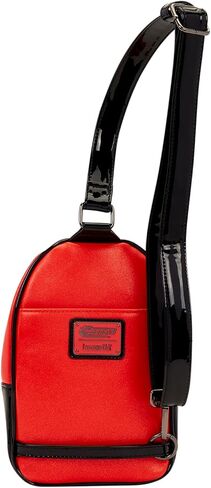 Loungefly Cartoon Network: Powerpuff Girls - His Infernal Majesty - Villain Sling Crossbody Bag with Zipper Charm - Great for Kids & Adults - Collectible Bags in Kuwait