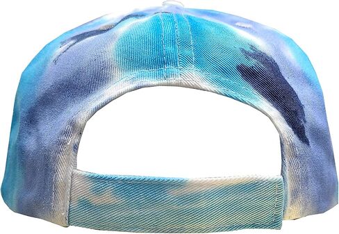 Newhattan Tie-Dyed Baseball Hat | Washed Unisex Adjustable Polo Cap Hat Headwear for Men and Women in Saudi Arabia