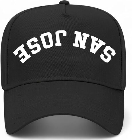 San Jose Upside Down Reversed Vintage Trucker Hat | California | Premium Snapback Baseball Hat for Men & Women in Kuwait