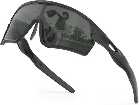 Kids Sunglasses Kids Sports Sunglasses UV Protection for 3-12 Boys Girls Baseball Softball Cycling-RIFO in Kuwait