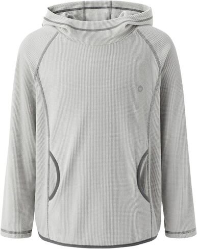PATPAT Kids Heat-Retaining Hoodie, Smart Thermal Hooded Sweatshirt, Long Sleeve Pullover with Pocket Thumb-hole Cuffs in Kuwait