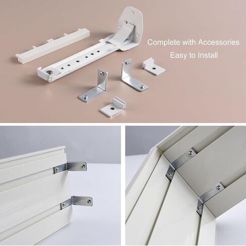 Stylish 1.5m Wall-Mounted CurtainPelmet - Decorative Cornice Cover for Blackout Curtainains, Trackless Design, Perfect Home Décor Upgrade for Modern Interiors and Elegant Spaces. in Kuwait
